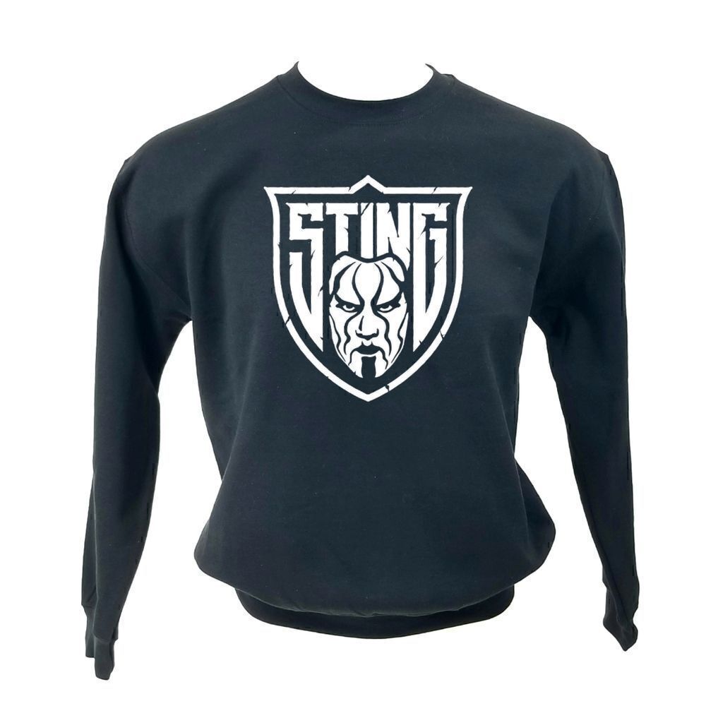 STING Wrestling Big Logo Pullover Crewneck Sweatshirt - rock rap metal punk 90s